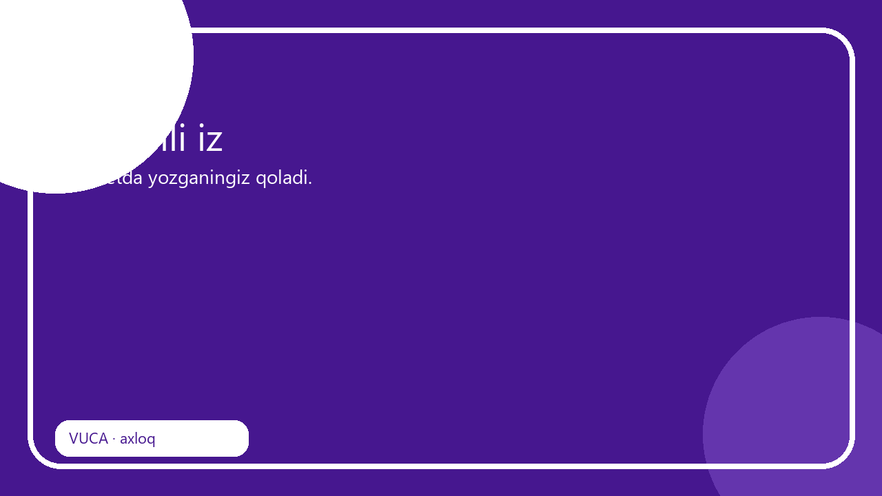Raqamli iz